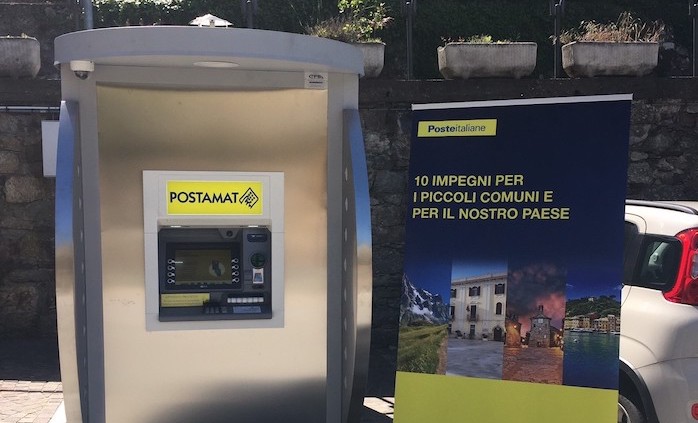 Re avrà lo sportello Postamat, installazione entro il 2023 con Druogno e Formazza