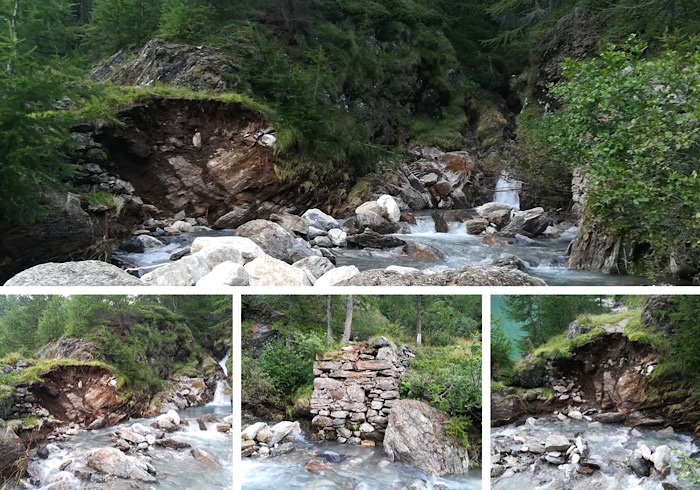 Ponte danneggiato dalle piogge: giro del lago di Devero altamente sconsigliato  