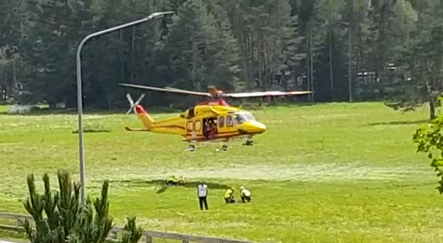 elicottero pineta recupero