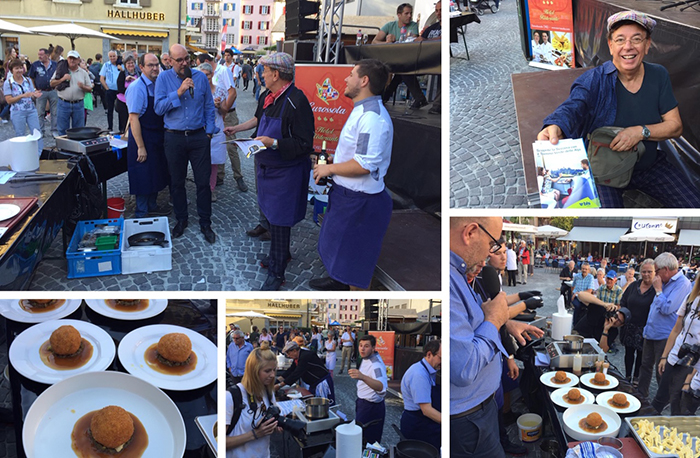 Briga rivendica l'invenzione del Cordon-Bleu con una sfida in piazza tra chef. Tra i protagonisti il ristorante domese Atelier