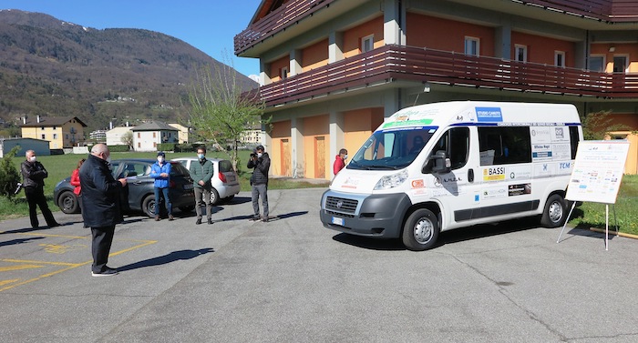 Dato in uso al CISS un furgone attrezzato per il trasporto delle persone svantaggiate