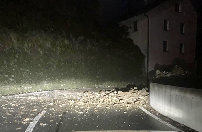 Chiusa la Centovalli per uno smottamento. Riapertura giovedì in tarda mattinata