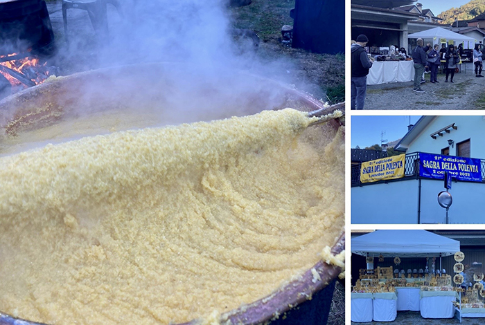 Beura, con l'aperitivo in giallo largo alla Sagra della Polenta 