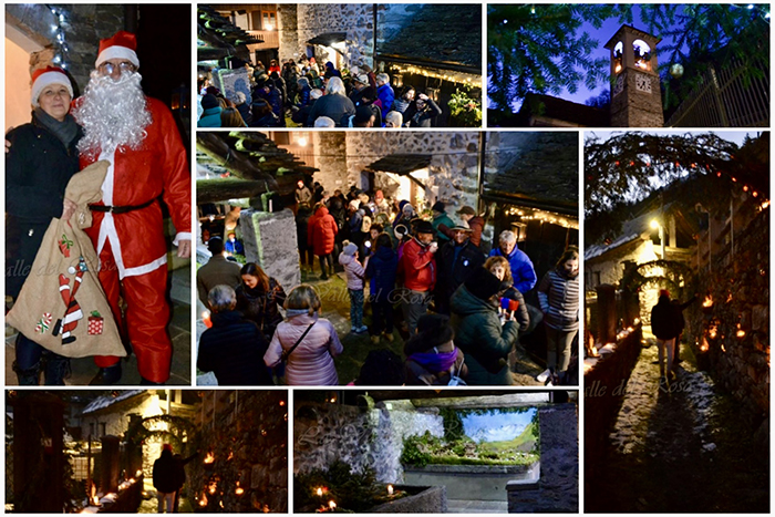 Mille luci e fiammelle per il magico Natale di Borgone. Foto