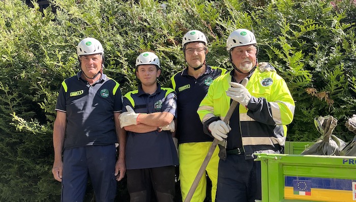 Anche gli Alpini al lavoro a Macugnaga 