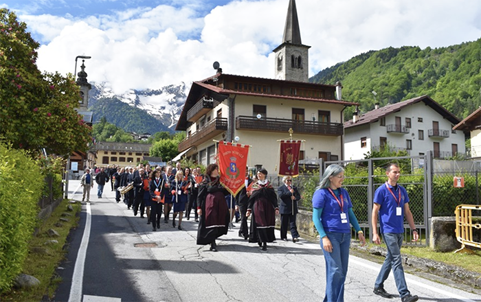 Iniziato a Bannio il 5° Concorso Interbandistico, sono 11 le bande in gara. Foto