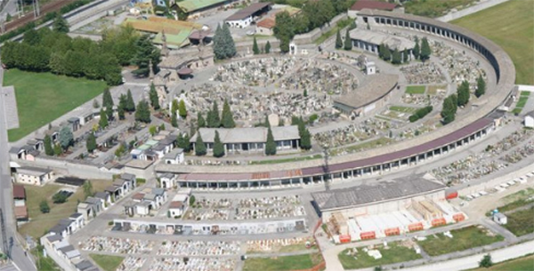 cimitero domo vista alto