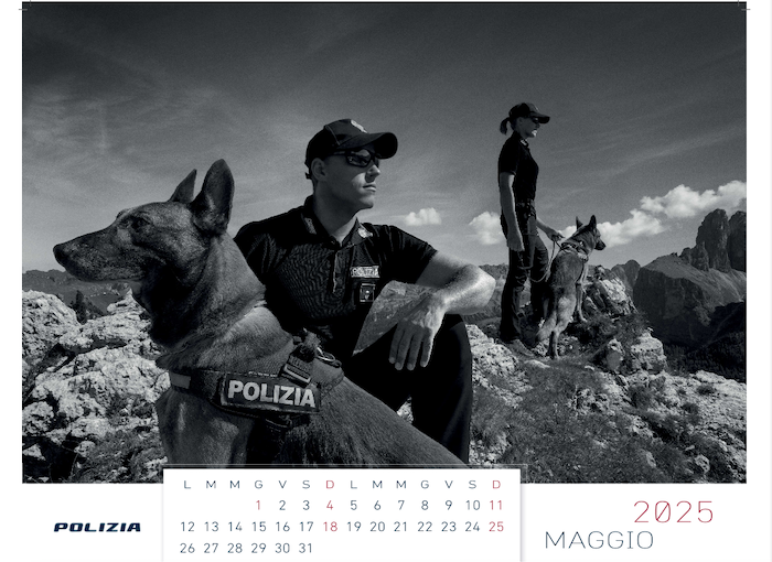Un maestro della fotografia di strada, Eolo Perfido, per il calendario della Polizia 