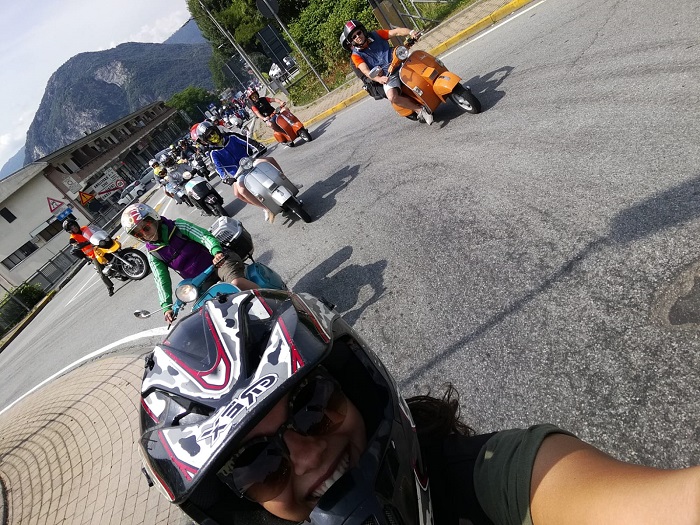 207 vespe per il VespaGiro della Compagnia della Vespa di Ornavasso. Foto