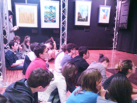 corta alunni studenti rosmini mostra