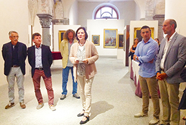 b inaugurtazione mostra uhman francesco