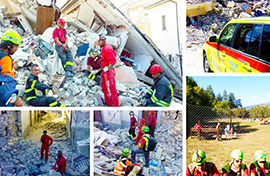 b terremoto mix soccorso