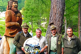 b alpe solcio festa cacciatori Scheibe