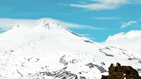 b bel tempo cima montagan