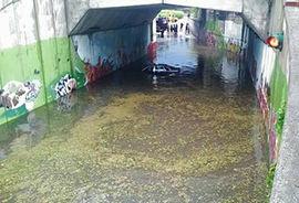 b sottopasso nosere allagato