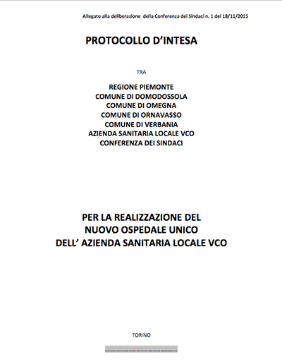 protocollo intesa ospedale