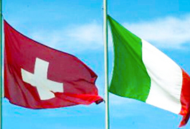 b bandiere svizzera italia