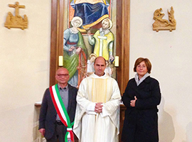 b cosasca inaugurazione pala altare
