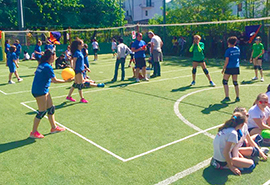 b minivolley esterno domo