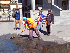 b scritte magdi lavaggio