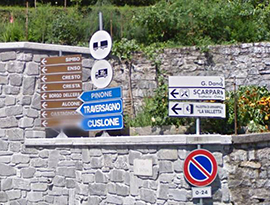 b crevola cartello transito