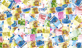 b bancote euro soldi