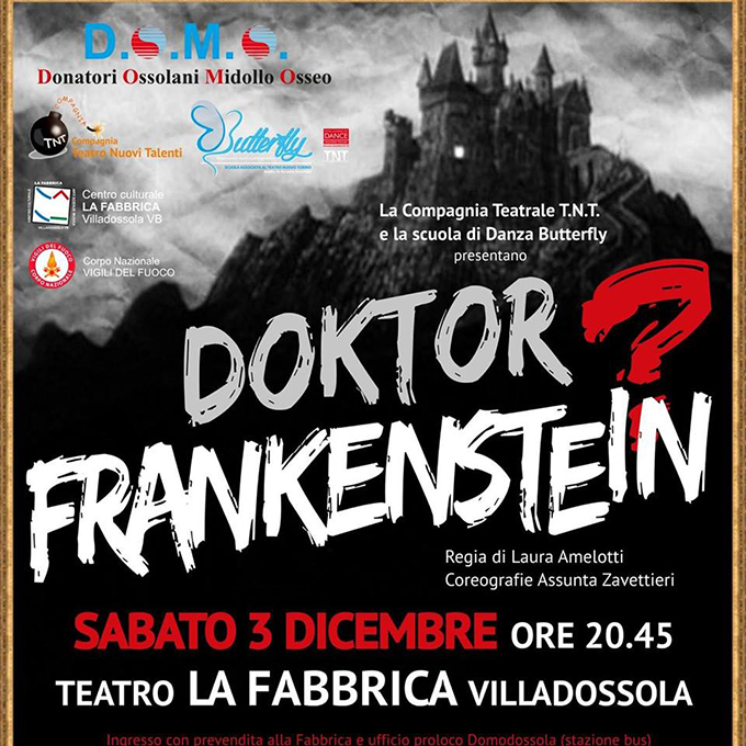 “Doktor Frankenstein?” per la D.O.M.O. Alla Fabbrica di Villa 