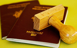b passaporto timbri