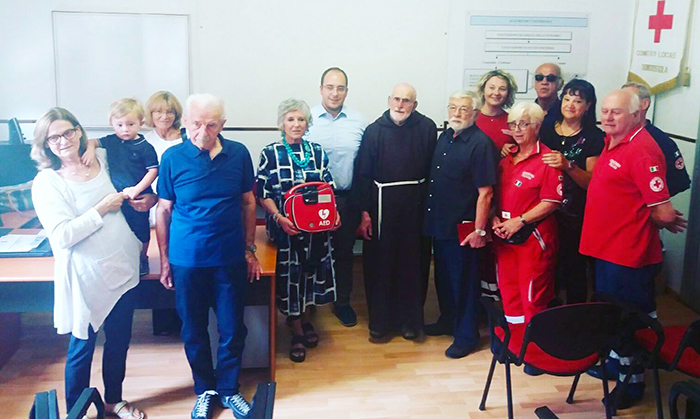 Un nuovo Dae alla Croce Rossa domese in ricordo di Maria Marchetti