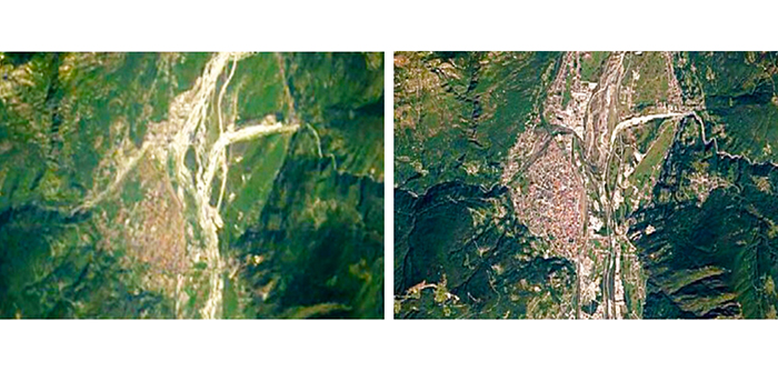 Com'è cambiata Domodossola dal 1984 ad oggi? Ecco le foto satellitari