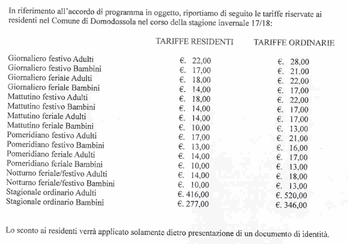 sconti domobianca residenti