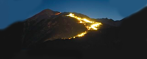 lusentino notte luci