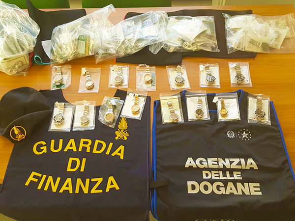 orologi sequestro finanza