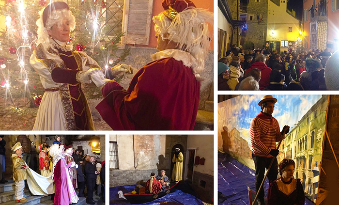 Lagune e canali....Varzo come Venezia per il Presepe meccanico Vivente. Fotogallery