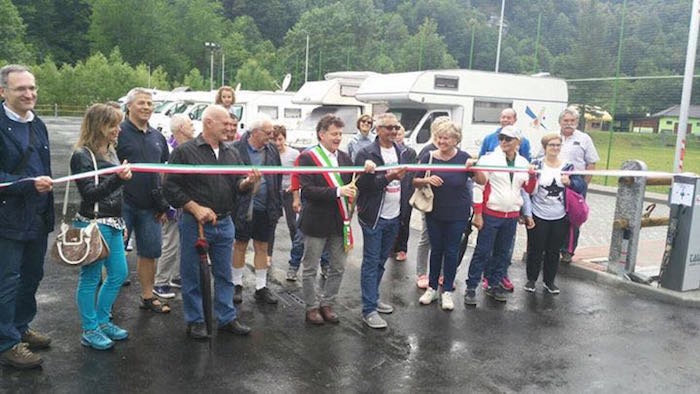 Inaugurata la nuova area camper comunale di Baceno