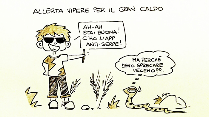 La nuova vignetta di Sapo è sul risveglio dei rettili