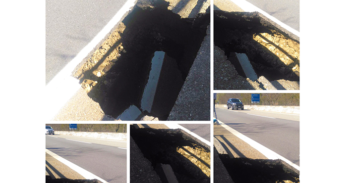  Sempre più a pezzi la superstrada ossolana. Una buca di un metro ad Ornavasso