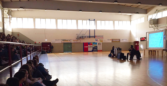 Studenti del Liceo Spezia con Libera Vco in vista della giornata delle vittime di mafia