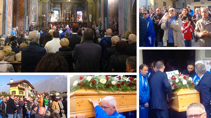 "Non è un funerale, è un trionfo!". Folla per l' addio ad Angelo Petrulli. Foto e Video