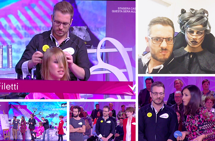Il domese Francesco Beltrano al primo contest tv per parrucchieri, in onda su Rai 2. Video