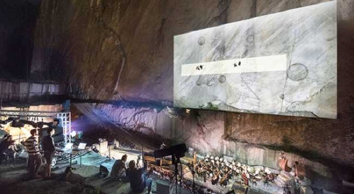 La cava di Trontano, in attesa della riapertura, diventa set naturale