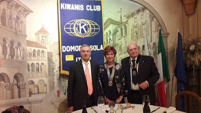 E' Federico Spinozzi il nuovo presidente dei Kiwanis domesi