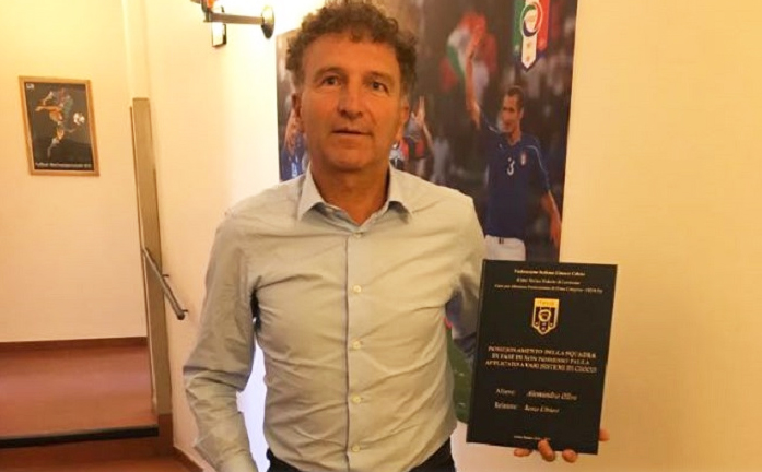 Alessandro Oliva laureato al "master" per allenatori di Coverciano