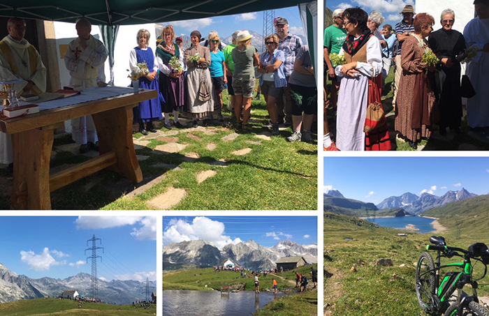 Incontro Walser al passo San Giacomo