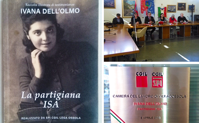 Ricordata a Villadossola la partigiana “Isa”, Ivana Dell’Olmo