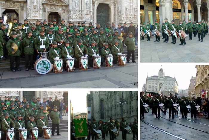  La Fanfara Alpina Ossolana alla Santa Messa di Natale degli Alpini nel Duomo di Milano. Video