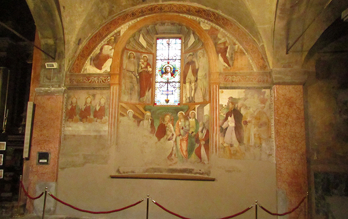 Anonimo benefattore a Varzo per il restauro degli affreschi di Fermo Stella da Caravggio