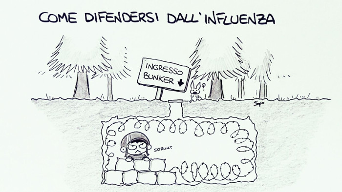 I mali di stagione nella nuova vignetta di Sapo