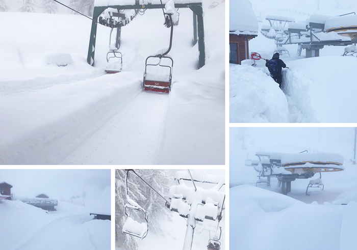San Domenico, 2 metri di neve fresca al Dosso, giovedì si aprono gli impianti. Foto