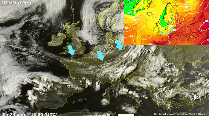 Crollo delle temperature, giù anche di 10°C.
